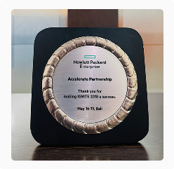 Accelerate Partnership Recognition IGNITE 2018 - Hewlett Packard Enterprise Award