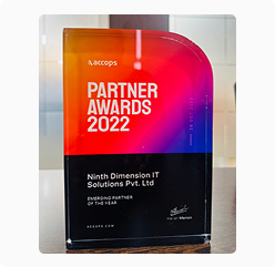 Partner Awards 2022 Emerging Partner of the Year - Accops Award